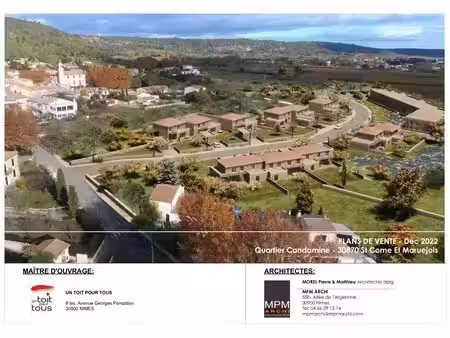 terrain constructible neuf à vendre