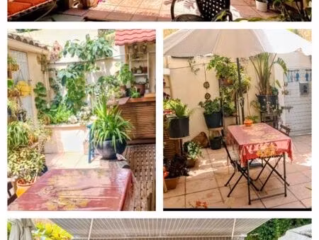 bien atypique t3/4 avec extérieur
