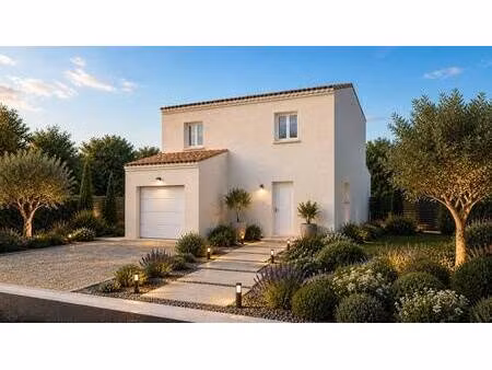 terrain avec maison neuve à vendre