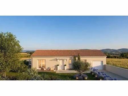 terrain avec maison neuve à vendre