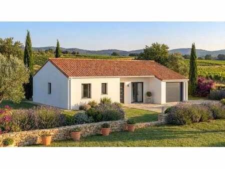 terrain avec maison neuve à vendre