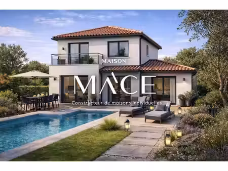 terrain avec maison neuve à vendre