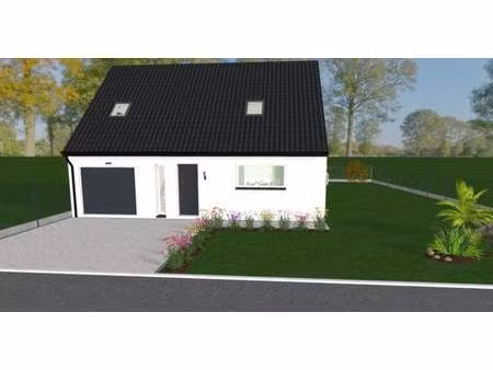 terrain avec maison neuve à vendre