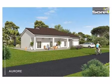 terrain avec maison neuve à vendre