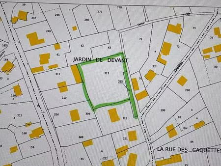 terrain constructible à vendre