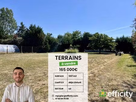 terrain constructible à vendre