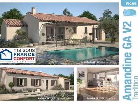 terrain avec maison neuve à vendre