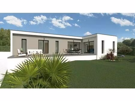 terrain avec maison neuve à vendre