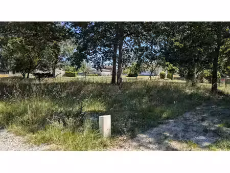 terrain constructible viabilisé à vendre