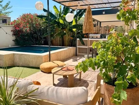 maison 4 pièces avec piscine