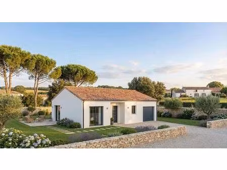 terrain avec maison neuve à vendre