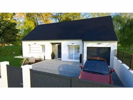 terrain avec maison neuve à vendre