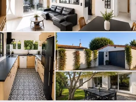 maison t4 avec jardin et garage + 4 places de parking
