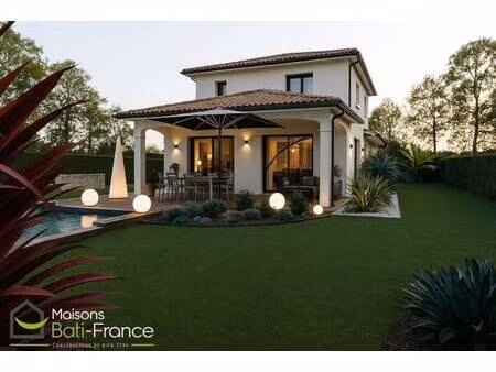 terrain avec maison neuve à vendre