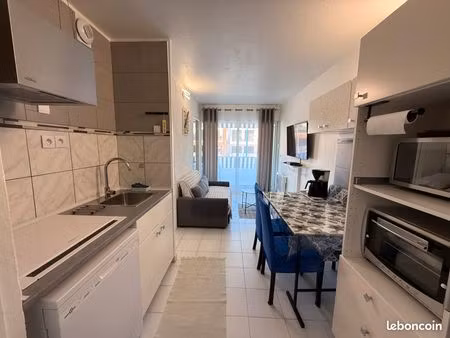 appartement en bord de mer 35m² - villeneuve-loubet plage