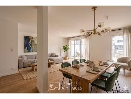 appartement contemporain de 64 m2 avec grande terrasse au pied des remparts de guérande