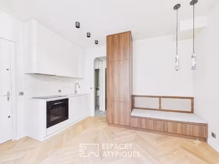 appartement rénové par architecte proche de la place du marché sainte-catherine