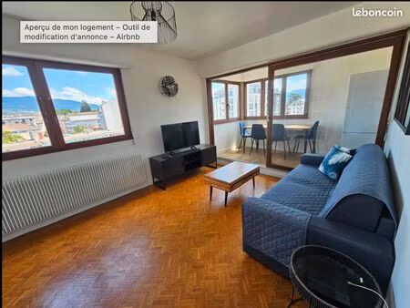 t1 bis meublé de 40 m² – annemasse / moillesulaz – à 4 min du tram vers genève