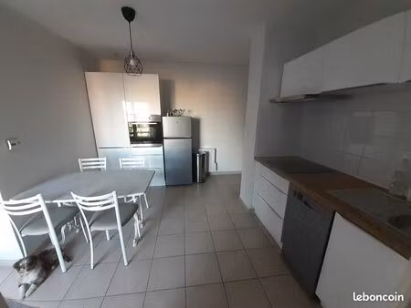 bron centre  t2 récent et entièrement meublé