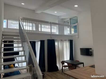 grand loft t2 avec piscine et parking