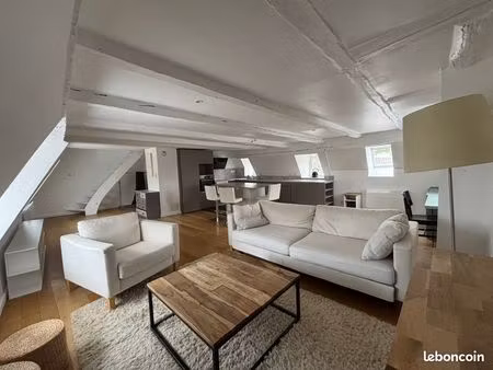 a louer magnifique duplex meublé centre île
