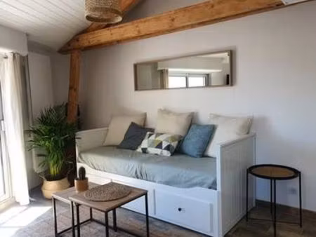 studio meublé étudiant – centre de pornichet – 20 5 m² + mezzanine – disponible dès fin ao