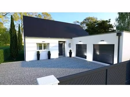 terrain avec maison neuve à vendre