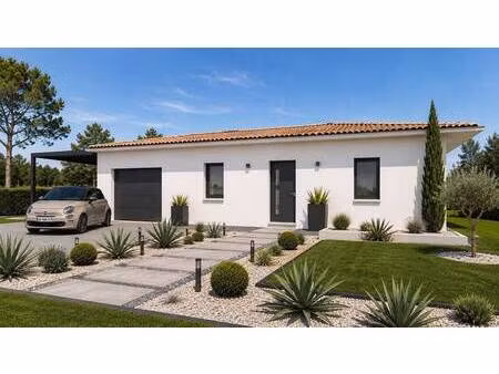 terrain avec maison neuve à vendre