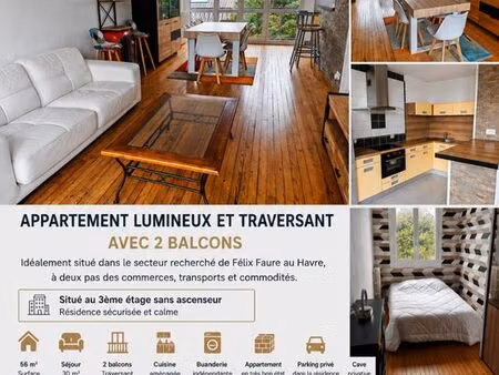 superbe appartement loué meublé