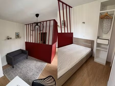 studio rénové + meublé - 24 m2