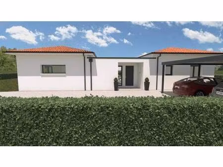 terrain avec maison neuve à vendre