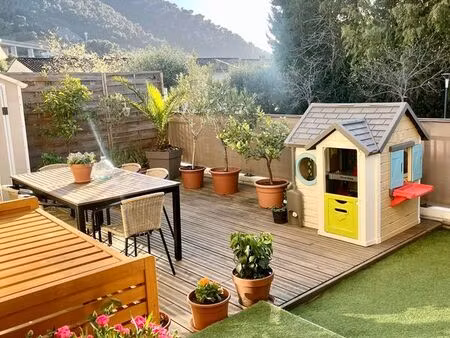 superbe 3 pièces avec jardin et grand garage double box – la trinité (boulevard jean-domin