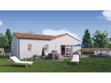 terrain avec maison neuve à vendre