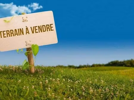 terrain constructible viabilisé à vendre