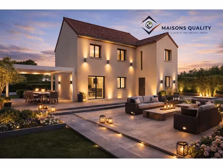 terrain avec maison neuve à vendre