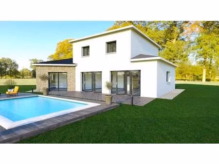 terrain avec maison neuve à vendre