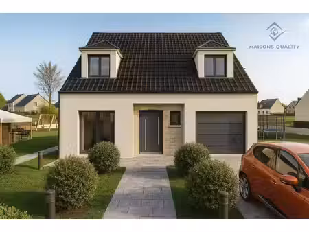 terrain avec maison neuve à vendre