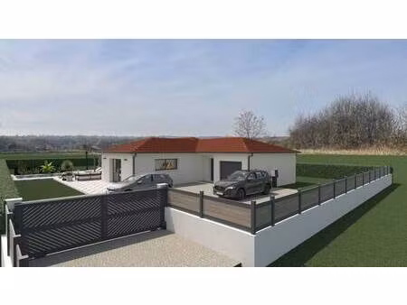 terrain avec maison neuve à vendre
