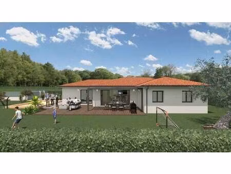 terrain avec maison neuve à vendre