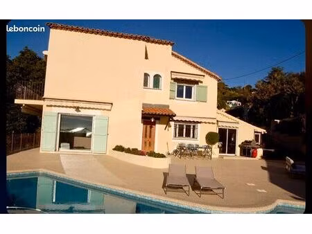 maison individuelle au calme 242 m2 val fleuri vue mer piscine