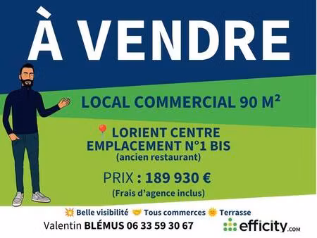 local commercial à vendre
