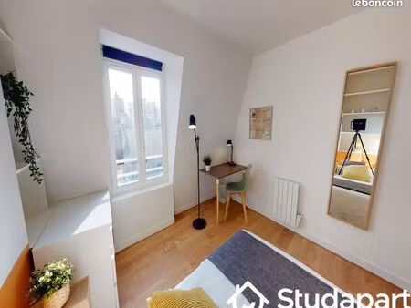 chambre 1 pièce 11 m²