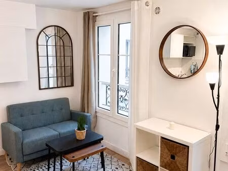 studio meublé de 22m² - paris 9ème (rue saulnier) – disponible 03/07