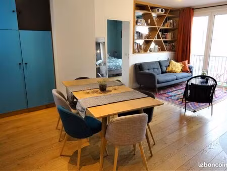 paris 18e – grandes carrières - appartement de 2 pièces meublé