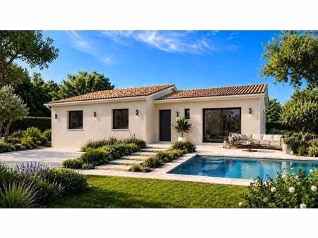 terrain avec maison neuve à vendre