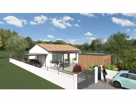 terrain avec maison neuve à vendre