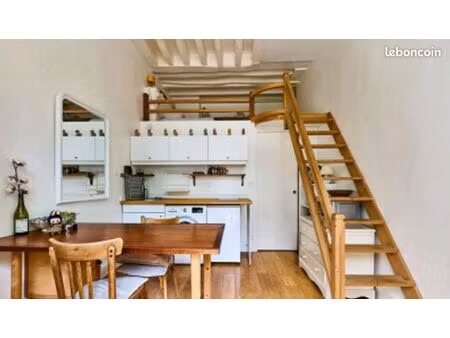 appartement 17m2 mezzanine et terrasse