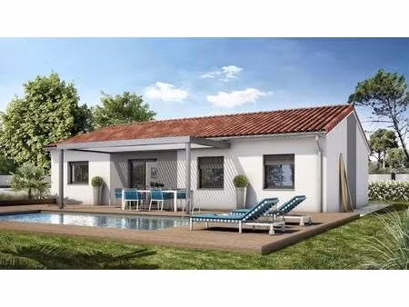 terrain avec maison neuve à vendre