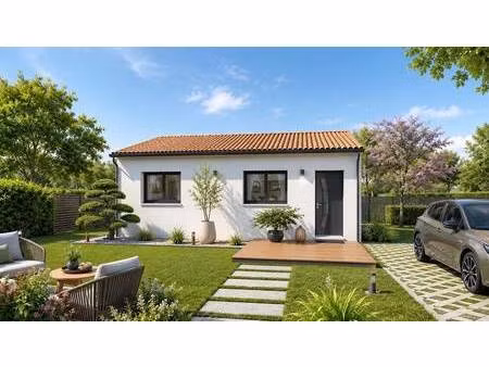 terrain avec maison neuve à vendre