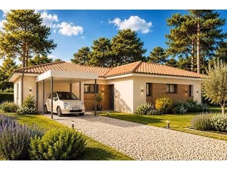 terrain avec maison neuve à vendre